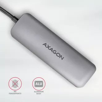 AXAGON HMC-HCR3A, hub USB 3.2 Gen 1, 3x porturi USB-A, HDMI 4k/30Hz, SD/microSD, cablu USB-C 20cm