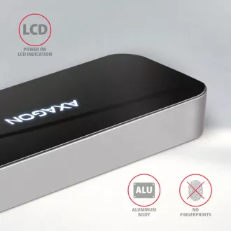 AXAGON HMC-6H4A, hub USB 3.2 Gen 1, 4x porturi USB-A, HDMI 4k/30Hz, PD 100W, cablu USB-C 20cm
