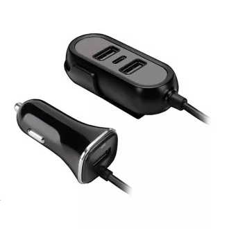 Încărcător auto TRACER 12-24V Multicharge 3xUSB 7, 2A   PD 18W