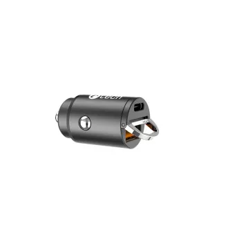 C-TECH Încărcător auto USB UCC-02, 1x Tip C   1 x Tip A, 30W