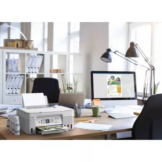Canon PIXMA Printer white G3471 (cartușe de cerneală reîncărcabile) - MF (imprimare, copiere, scanare), USB, Wi-Fi - A4/11min. Canon PIXMA Printer white G3471 (cartușe de cerneală reîncărcabile) - MF (imprimare, copiere, scanare), USB, Wi-Fi - A4/11min.