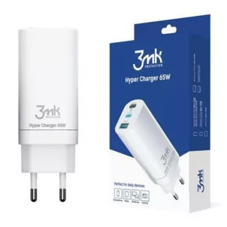 Încărcător de rețea 3mk - Hyper Charger 65W, alb