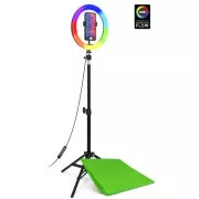 CONNECT IT Cutie de streaming Selfie10Ring circular de 10" cu LED RGB