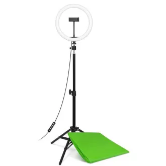 CONNECT IT Cutie de streaming Selfie10Ring circular de 10" cu LED RGB