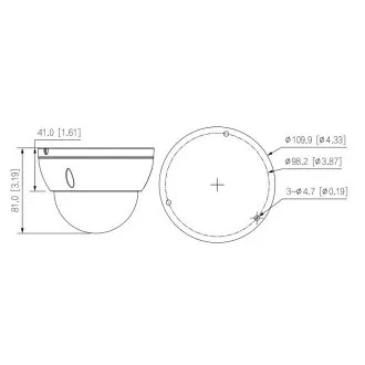 Dahua IPC-HDBW2441E-S-0280B, cameră IP, 4Mpx, 1/2.9" CMOS, lentile de 2, 8 mm, IR<30, IP67, IK10 - Utilizat Dahua IPC-HDBW2441E-S-0280B, cameră IP, 4Mpx, 1/2.9" CMOS, lentile de 2, 8 mm, IR<30, IP67, IK10 - Utilizat