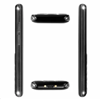 EVOLVEO EasyPhone LT, telefon mobil pentru seniori cu suport de încărcare, negru