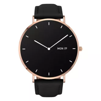 Garett Smartwatch Verona aur, curea neagră