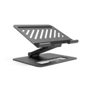 Stație de andocare PORT cu suport pentru laptop pentru până la 7 periferice prin USB-C, negru