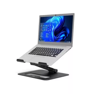 Stație de andocare PORT cu suport pentru laptop pentru până la 7 periferice prin USB-C, negru