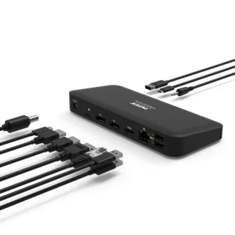 Stație de andocare PORT pentru până la 9 periferice prin USB-C, negru