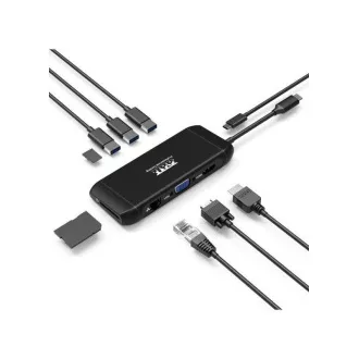 Stație de andocare PORT 8 în 1 cu o putere de până la 100 W
