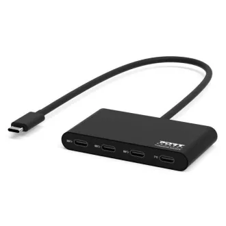 PORT hub USB-C cu porturi 3x USB-C 3.1 + 1x USB-C 100 W PD