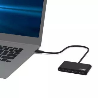 PORT hub USB-C cu porturi 3x USB-C 3.1 + 1x USB-C 100 W PD
