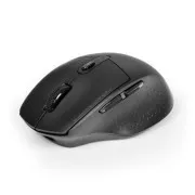 Mouse reîncărcabil PORT cu conexiune wireless dublă, BT, 2, 4 GHz, USB-A/C, negru