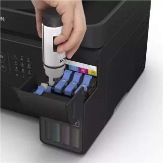 Imprimantă cu cerneală EPSON EcoTank L5590, 4 în 1, A4, 1200 x 4800 dpi, 33 ppm, USB, LAN, Wi-Fi, garanție de 5 ani după înregistrare gratuită