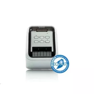 Imprimantă de etichete BROTHER QL-810W - 62mm, termică, USB WIFI Profi Label Printer /Cu achiziția DK-22251 print red /