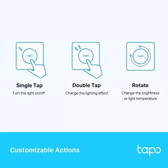 Buton inteligent TP-Link Tapo S200D cu ramă de montaj
