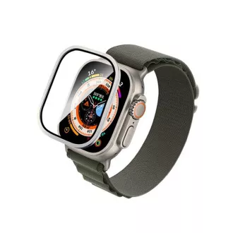 COTECi Cadru din aliaj de titan Sapphire Film pentru Apple Watch Ultra 49mm