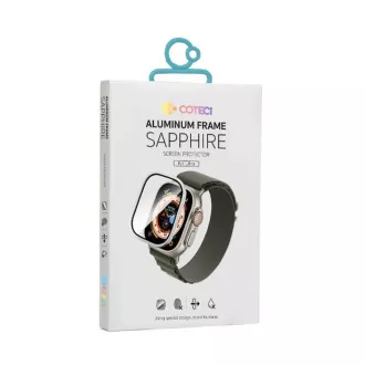 COTECi Cadru din aliaj de titan Sapphire Film pentru Apple Watch Ultra 49mm
