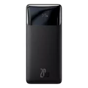 Baseus Bipow powerbank cu afișaj digital 10000mAh 20W negru