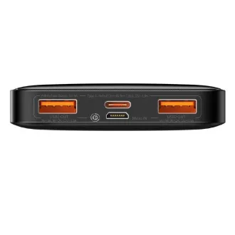 Baseus Bipow powerbank cu afișaj digital 10000mAh 20W negru