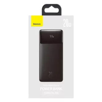 Baseus Bipow powerbank cu afișaj digital 10000mAh 20W negru