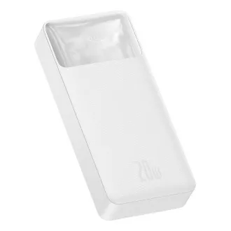 Baseus Bipow powerbank cu afișaj digital 20000mAh 20W alb