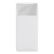 Baseus Bipow powerbank cu afișaj digital 30000mAh 15W alb