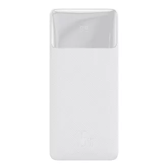 Baseus Bipow powerbank cu afișaj digital 30000mAh 15W alb