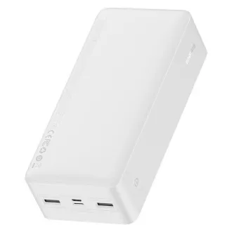 Baseus Bipow powerbank cu afișaj digital 30000mAh 15W alb