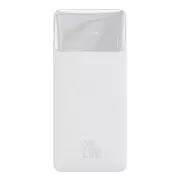 Baseus Bipow powerbank cu afișaj digital 30000mAh 20W alb