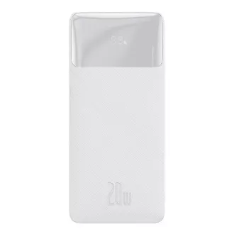 Baseus Bipow powerbank cu afișaj digital 30000mAh 20W alb