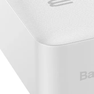 Baseus Bipow powerbank cu afișaj digital 30000mAh 20W alb