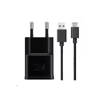 Încărcător de rețea Samsung EP-TA200EBE   EP-DG970BBE, USB-C, 15 W, negru - vrac