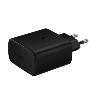 Încărcător de călătorie Samsung EP-T4510XBE, încărcare rapidă 45W, USB-C   cablu de date USB-C, negru