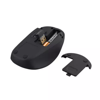 Mouse TRUST TM-201 WIRELESS MOUSE ECO, optic, negru