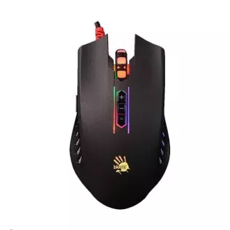 Mouse de gaming A4tech BLOODY Q81, 3200DPI, USB, RGB, negru Mouse de gaming A4tech BLOODY Q81, 3200DPI, USB, RGB, negru