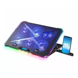 EVOLVEO Ania 9 RGB, suport reglabil pentru laptopuri