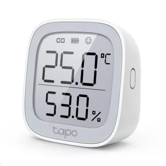 Monitor inteligent de temperatură și umiditate TP-Link Tapo T315 cu ecran LCD de 2,7" Monitor inteligent de temperatură și umiditate TP-Link Tapo T315 cu ecran LCD de 2,7"