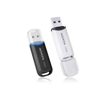 ADATA Flash Drive 64GB C906, USB 2.0 Classic, negru