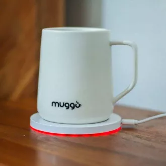 Muggo QI cană încălzită inteligentă QI - alb Muggo QI cană încălzită inteligentă QI - alb