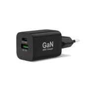 Încărcător de rețea PORT pentru USB-C și USB-A, 45 W, negru