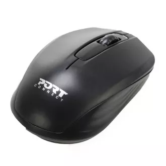 Mouse wireless PORT Birou wireless, dongle USB-A/USB-C, 2, 4Ghz, 1000DPI, negru