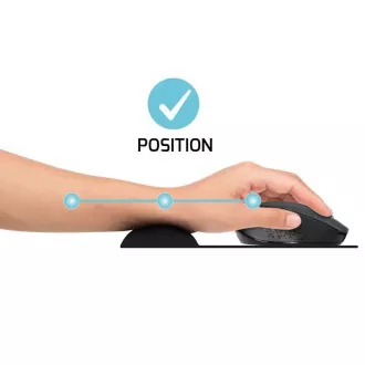 Mouse pad cu gel PORT, negru
