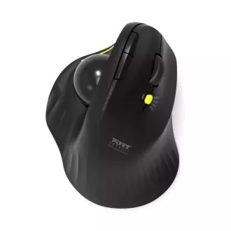 Mouse ergonomic fără fir PORT ERGONOMIC TRACKBALL, 2, 4 Ghz & Bluetooth, USB-A/C, negru Mouse ergonomic fără fir PORT ERGONOMIC TRACKBALL, 2, 4 Ghz & Bluetooth, USB-A/C, negru