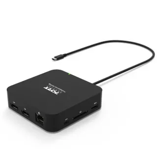 Stație de andocare PORT USB-C 10v1, 2x4K Display Port, 5x USB-A, USB-C 85W PD, Ethernet, SD Stație de andocare PORT USB-C 10v1, 2x4K Display Port, 5x USB-A, USB-C 85W PD, Ethernet, SD