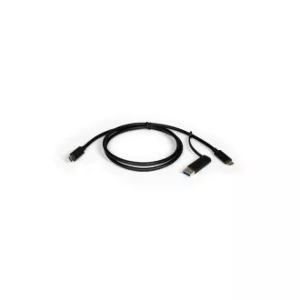 Stație de andocare PORT 8in1 USB-C, USB-A, dual video, HDMI, Ethernet, audio, USB 3.0