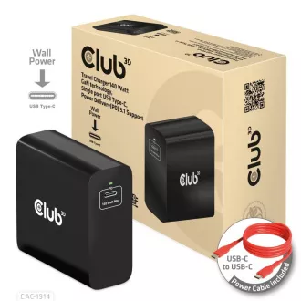 Încărcător de călătorie Club3D USB-C 140W