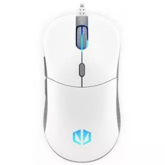 Mouse de gaming ENDORFY GEM Plus Onyx White, USB, ARGB, alb