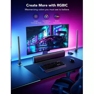 Panouri LED WiFi inteligente Govee pentru gaming + controler dual inteligent